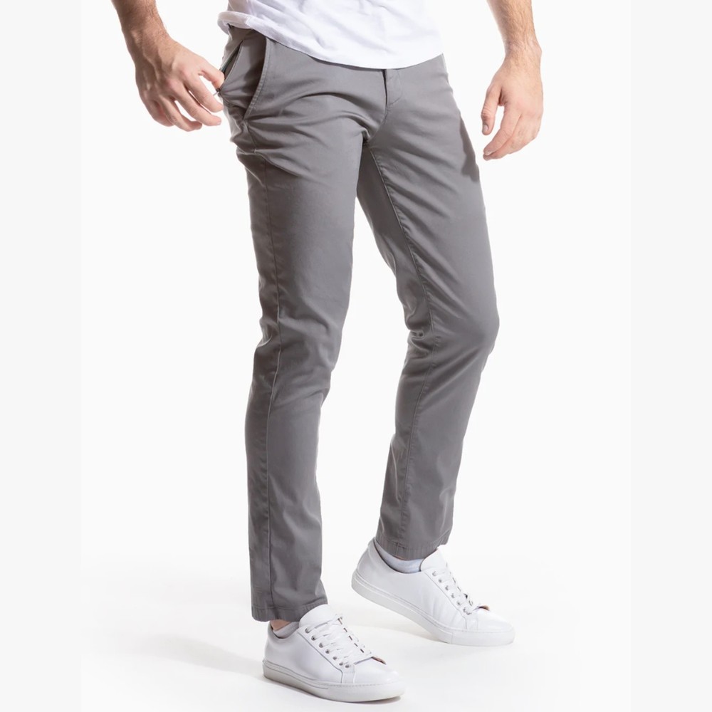 Birddog Stephen Jobs Stretch Khaki Pants Lined Gray Size 32x30